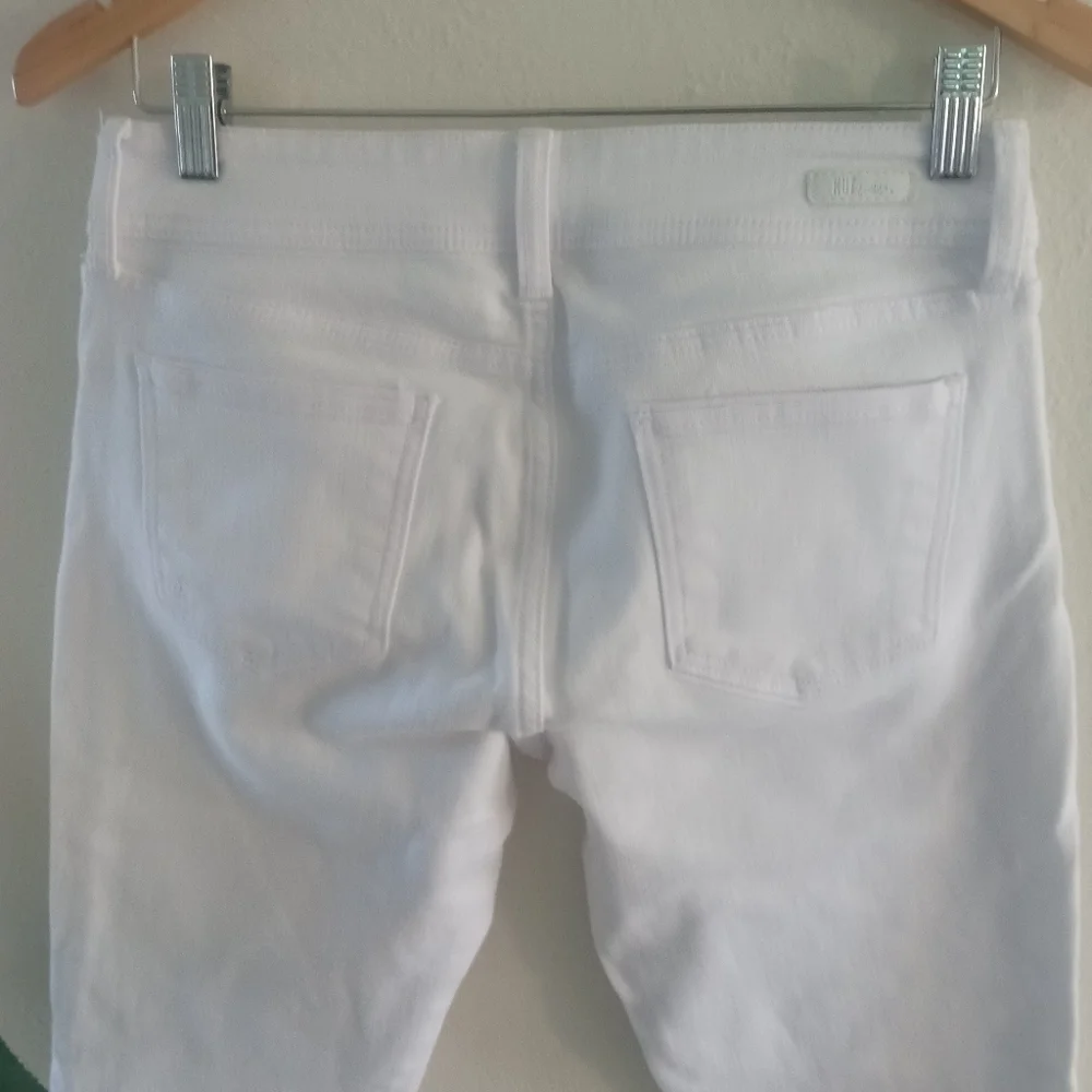 ❌❌SOLD❌❌ Kut From The Kloth Cuffed White Capri Jeans | 6 NWOT - Picture 6 of 10